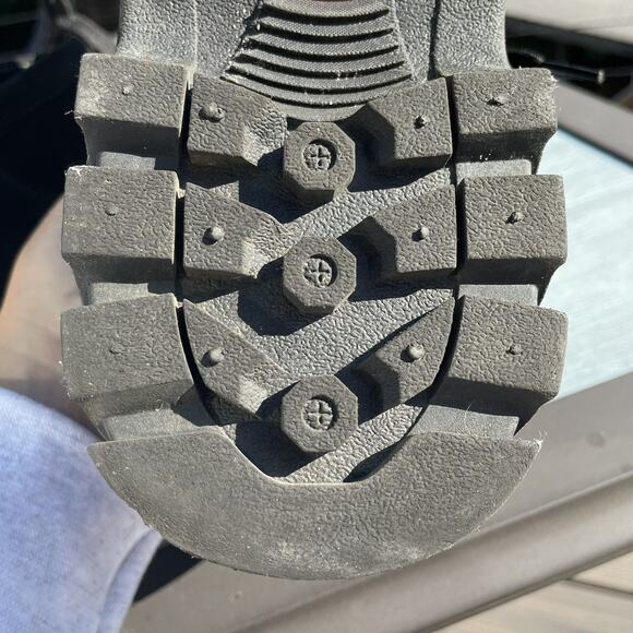 Lugz WALLY Chukka Boots Men’s 9.5 Black Nubuck Faux Suede Mid Ankle Lace Up - Picture 10 of 12